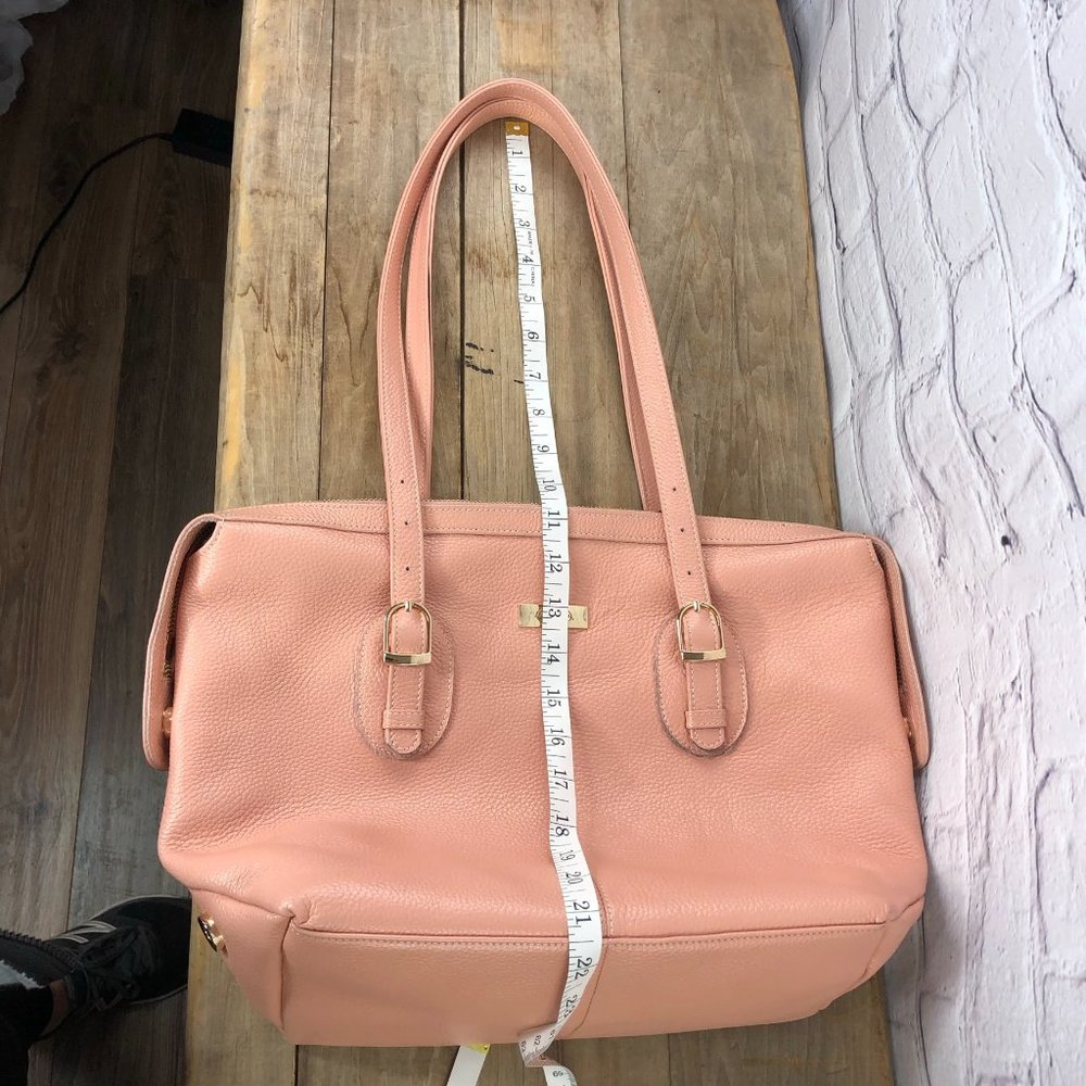Onna Erlich convertible pink pebbled leather bag - Picture 15 of 16